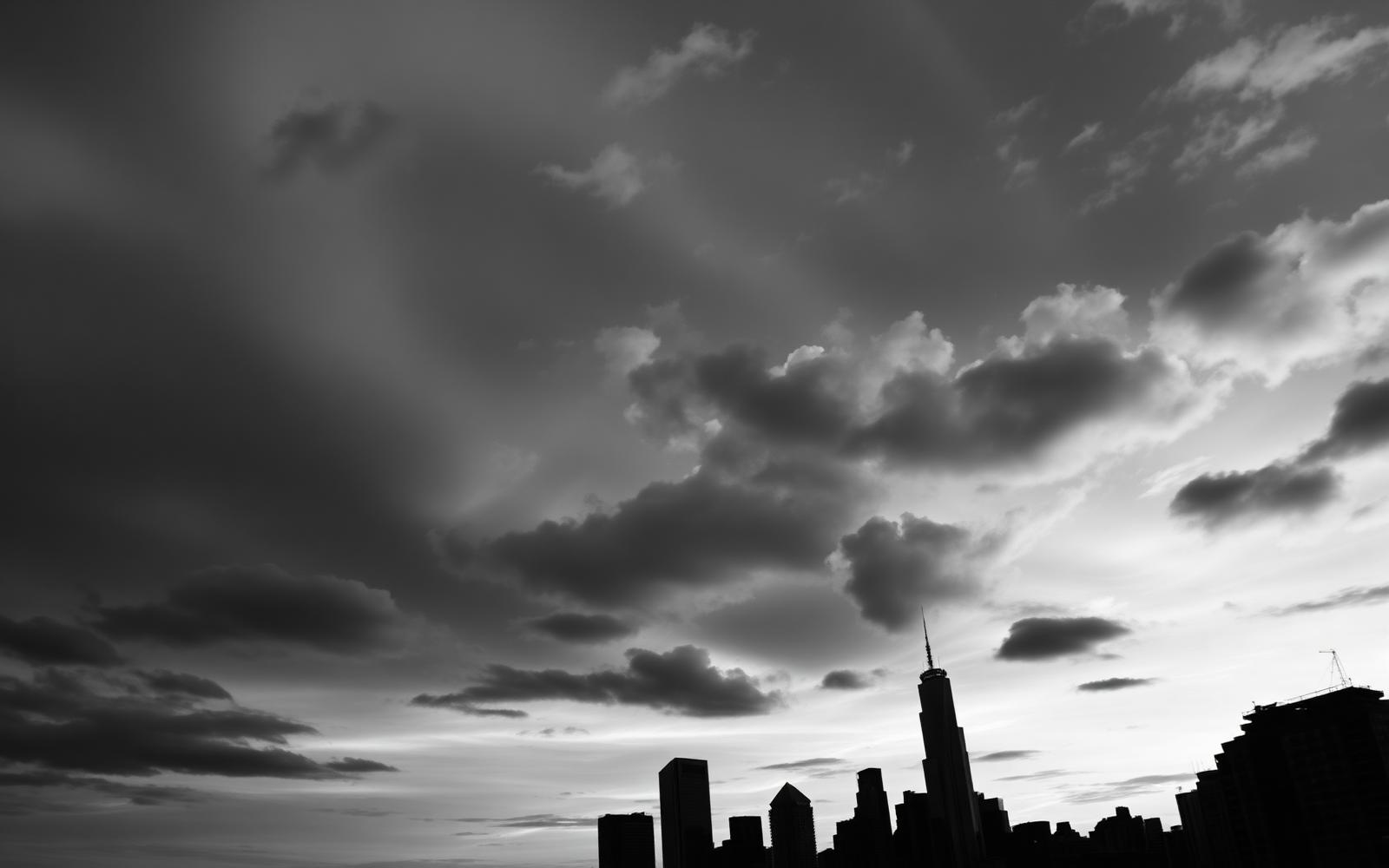 Skyline at dusk